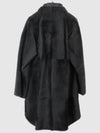 Women's Doublesided Shearling Coat MPMR A9165 C2126 GRAY BRC070 - BRUNELLO CUCINELLI - BALAAN 2