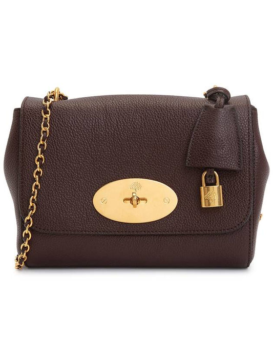 Lily Small Grain Cross Bag Brown - MULBERRY - BALAAN 2