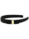 Vara Bow Hairband Black - SALVATORE FERRAGAMO - BALAAN 2