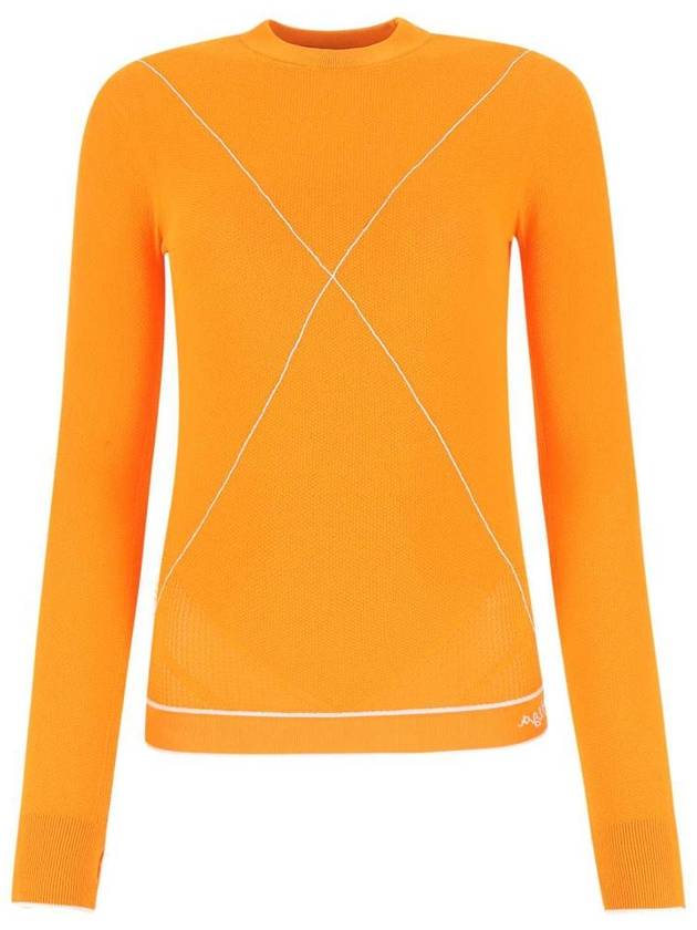 diagonal point knit top orange - BOTTEGA VENETA - BALAAN 2