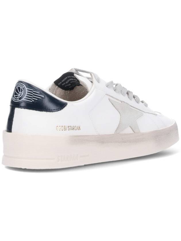 Stardan Black Tab Low Top Sneakers White - GOLDEN GOOSE - BALAAN 5