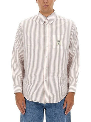 Drôle De Monsieur Shirt With Logo - DROLE DE MONSIEUR - BALAAN 1