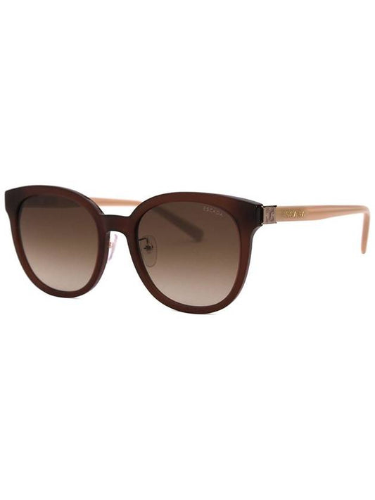 Escada SES C40G 0G41 officially imported round horn rimmed oversized women s luxury sunglasses - ESCADA - BALAAN 1