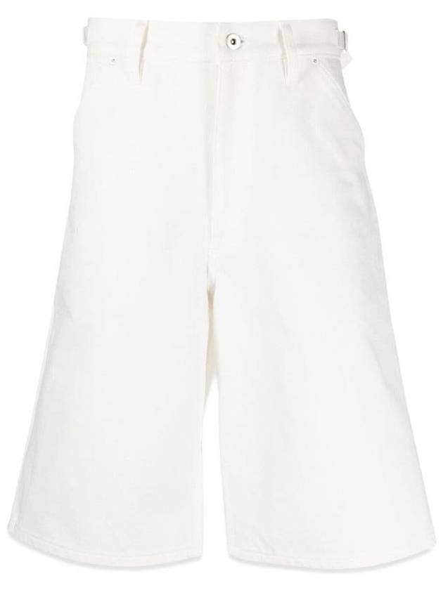 Men's Denim Bermuda Shorts White - JIL SANDER - BALAAN 2