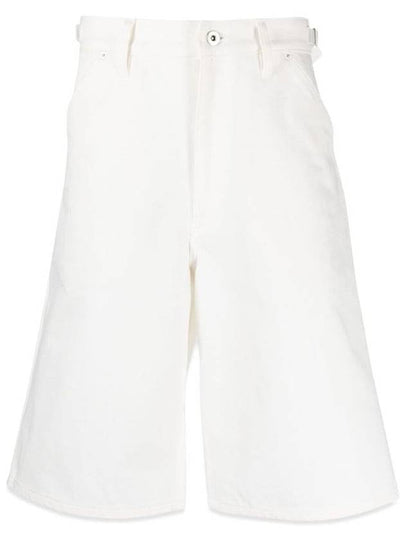 Men's Denim Bermuda Shorts White - JIL SANDER - BALAAN 2