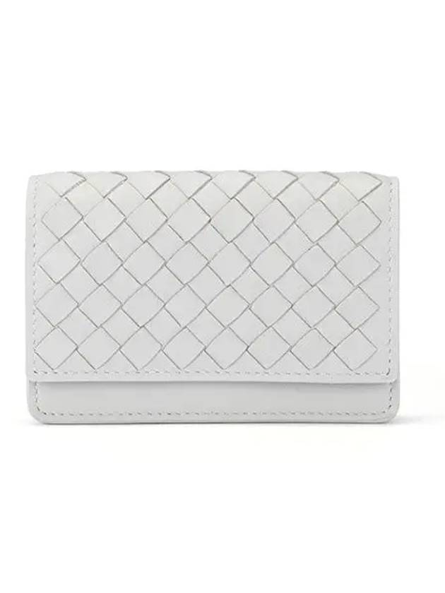 Intrecciato Leather Card Wallet White - BOTTEGA VENETA - BALAAN 2