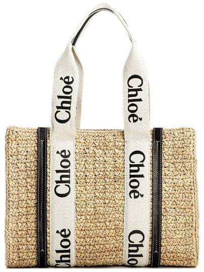 Woody Medium Tote Bag Beige - CHLOE - BALAAN 2