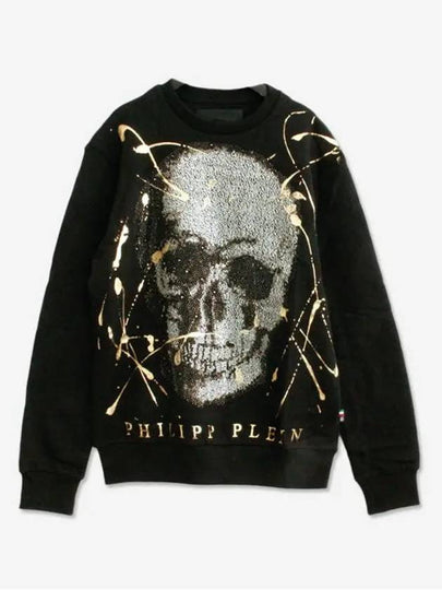 Twilight Crystal Sweatshirt Black - PHILIPP PLEIN - BALAAN 2