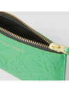 Embossed Forest Leather Pouch Clutch Bag Green - COMME DES GARCONS WALLET - BALAAN 5