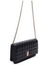 Lola Gold Logo Quilted Mini Cross Bag Black - BURBERRY - BALAAN 4