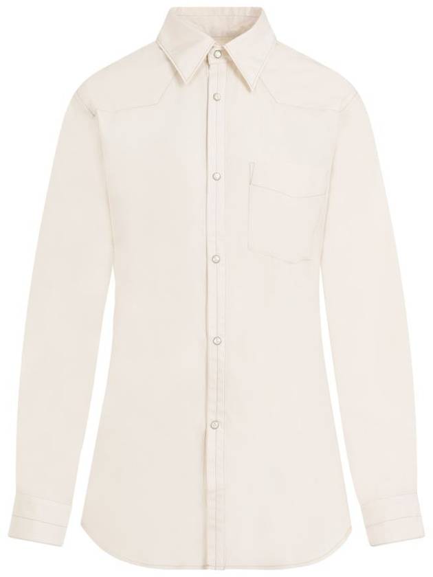 Western Fitted Shirt Ivory - LEMAIRE - BALAAN 2