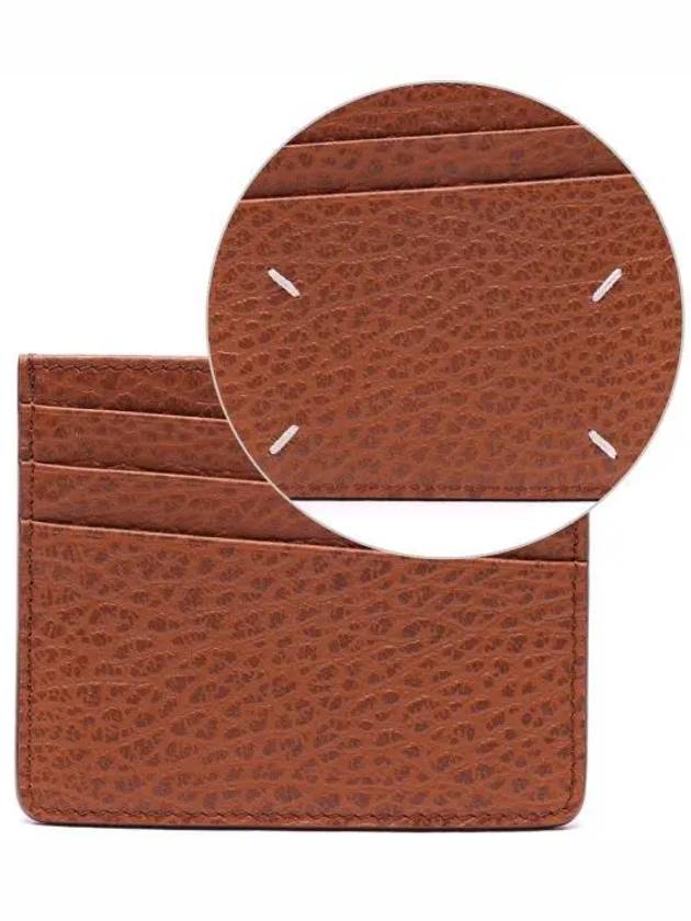 Four Stitch Card Wallet Brown - MAISON MARGIELA - BALAAN 2