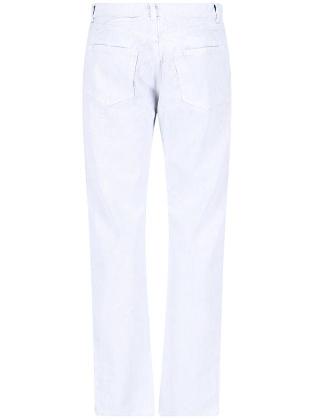 Denim Straight Pants SI1LA0002 S30561967 WHITE - MAISON MARGIELA - BALAAN 3