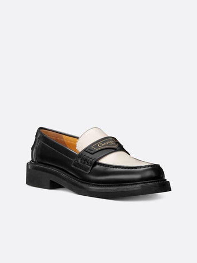 Boy Brushed Calfskin Loafer White Black - DIOR - BALAAN 3