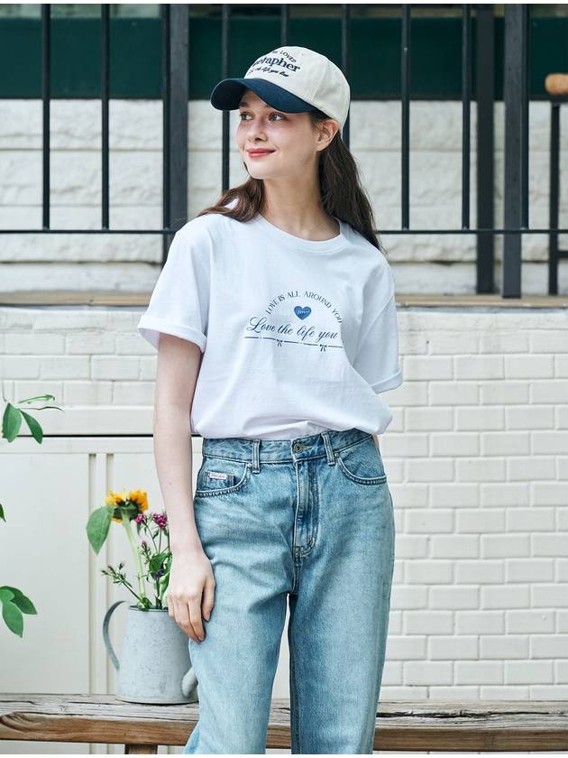 Love Present Short Sleeves T Shirt White - METAPHER - BALAAN 4