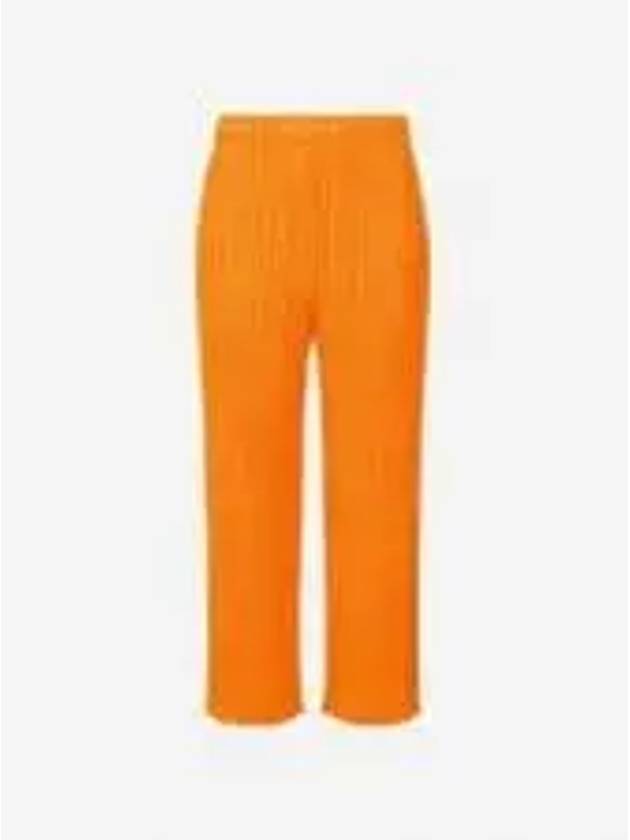 Thicker Bottoms 1 Straight Pants Orange - ISSEY MIYAKE - BALAAN 2