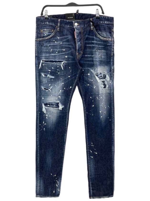 Dark Ripping Bleach Wash Cool Guy Jeans - DSQUARED2 - BALAAN 2