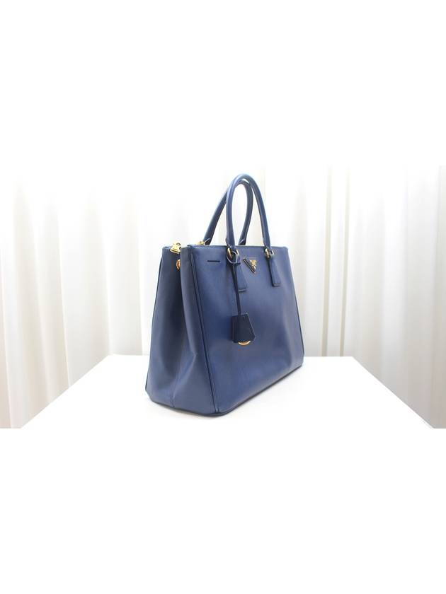 Saffiano Lux Tote Shoulder Bag Cobalt Blue BN1786 - PRADA - BALAAN 3