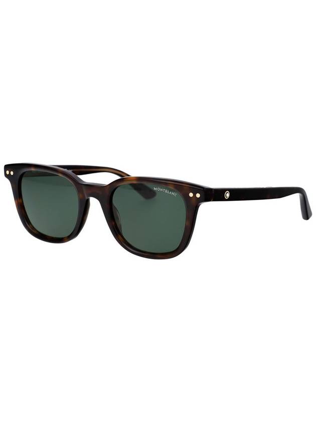 Tortoiseshell Square Frame Sunglasses MB0320S - MONTBLANC - BALAAN 3