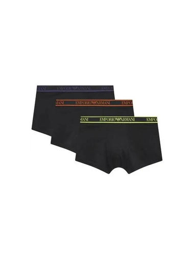 UNDERWEAR Online Exclusive Men s Line Logo Banding Easy Draw 3PACK Black 271654 - EMPORIO ARMANI - BALAAN 1