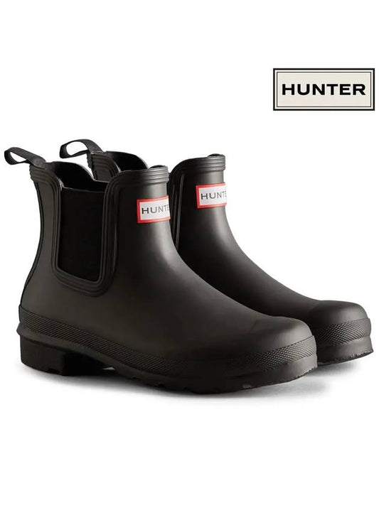 Women's Original Chelsea Rain Boots Black - HUNTER - BALAAN 2