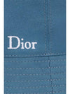 Reversible Oblique Bucket Hat Blue - DIOR - BALAAN 9