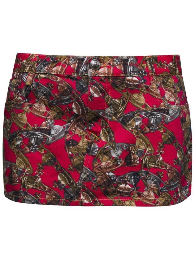 Crazy ORB H Line Skirt Red - VIVIENNE WESTWOOD - BALAAN 2