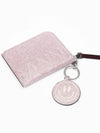 Banner Smile Glitter Key Holder Pink - GANNI - BALAAN 7