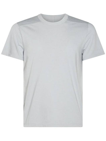 Rick Owens Pale Blue Cotton T-Shirt - RICK OWENS - BALAAN 1