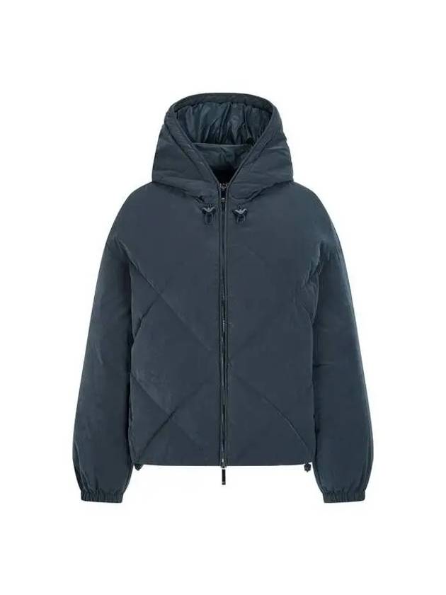 Women s soft duck down hood padded navy 270097 - EMPORIO ARMANI - BALAAN 1