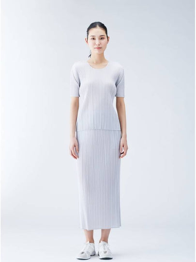 Pleated Please Basic Round Short Sleeve Tee - ISSEY MIYAKE - BALAAN 2