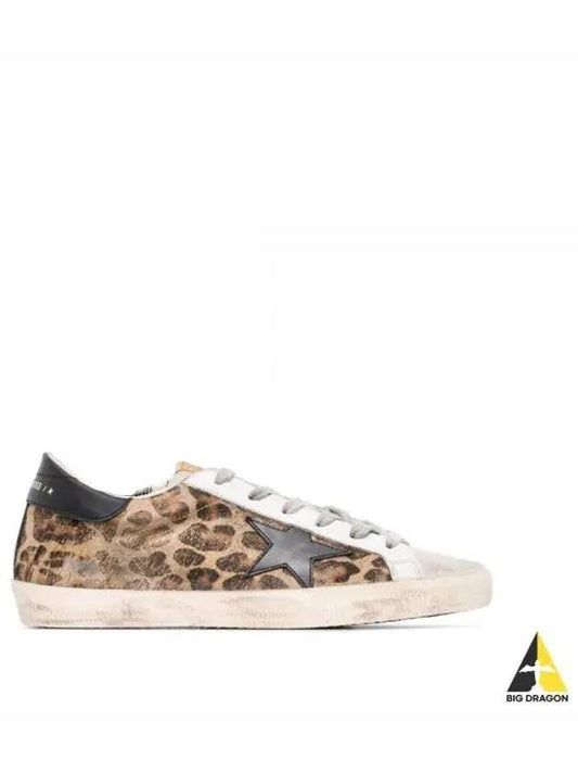 Superstar Leopard Low Top Sneakers Beige - GOLDEN GOOSE - BALAAN 2