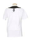 Marceloblon 1035 0100 PONTOET Pink Tongue White Short Sleeve TShirt - MARCELO BURLON - BALAAN 3