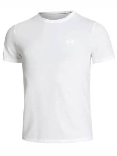 Men's UA Seamless Stride Short Sleeve T Shirt White - UNDER ARMOUR - BALAAN 2