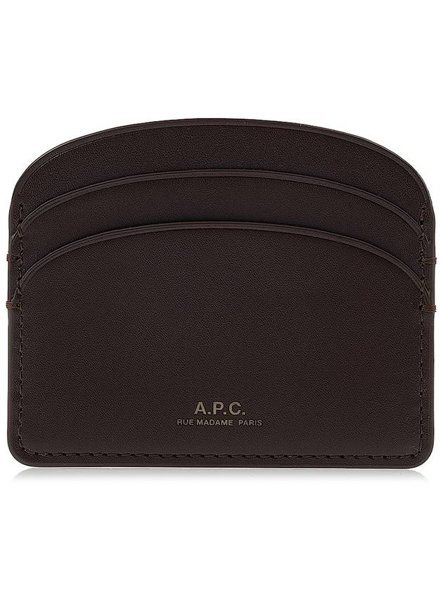 Demi Lune Card Wallet Brown - A.P.C. - BALAAN 2