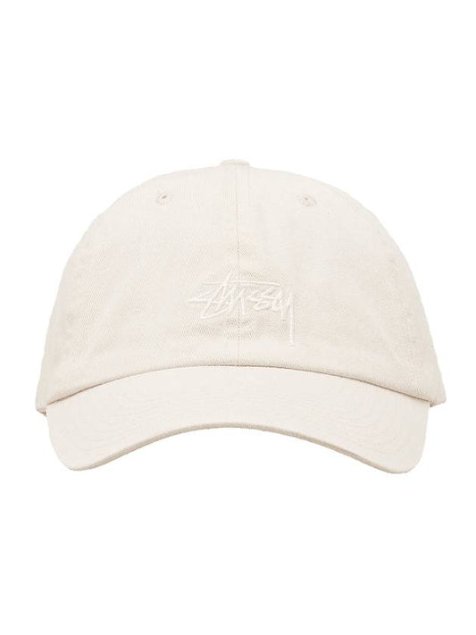 Stock Low Pro Ball Cap Neutral - STUSSY - BALAAN 1