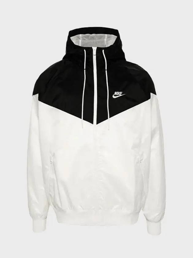 Sportswear Windrunner Hoodie Track Jacket Black White - NIKE - BALAAN 4