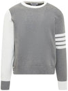 Mr. Thom Hector Knit Top Grey - THOM BROWNE - BALAAN 3