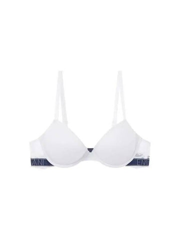 UNDERWEAR Women's Thin Logo Band Remove Viscose Pushup Bra White 271001 - EMPORIO ARMANI - BALAAN 1