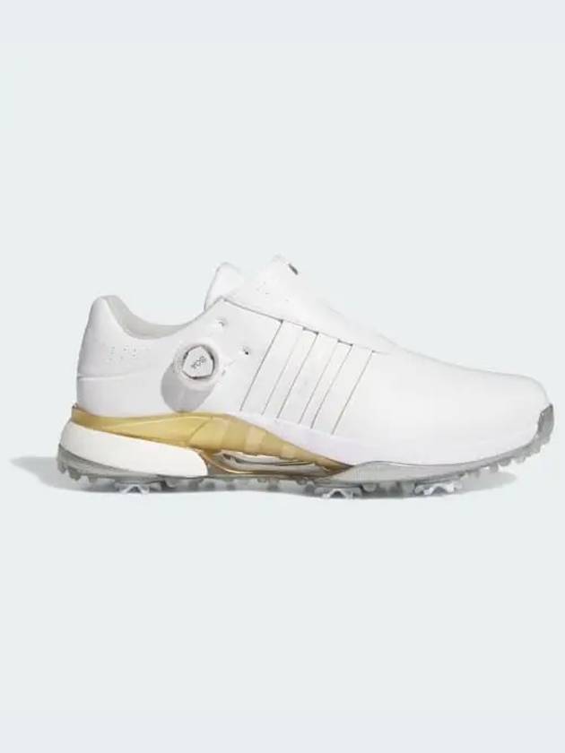 Tour 360 24 Boa Boost Golf Cloud White Gold Metallic Silver Golf Shoes IH5165 657138 - ADIDAS - BALAAN 1