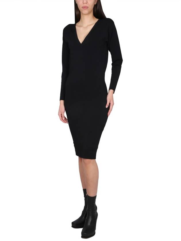 midi dress 6K0426S2076 1000 BLACK - STELLA MCCARTNEY - BALAAN 3