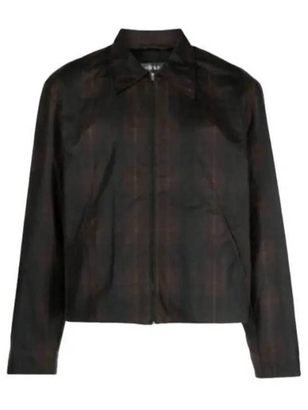 Mini Tartan Zip-Up Jacket Hunterbrown - OUR LEGACY - BALAAN 2