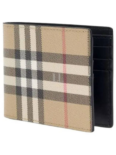 Vintage Check Slim Half Wallet Beige - BURBERRY - BALAAN 2