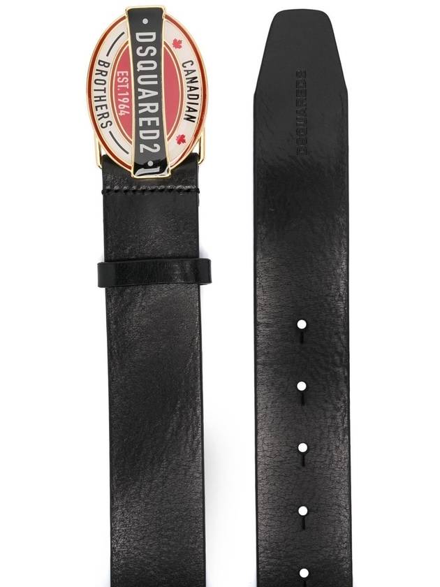 leather belt black - DSQUARED2 - BALAAN 3