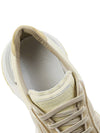 Men's 50 50 Lace-up Nylon Leather Low Top Sneakers Pastel Yellow - MAISON MARGIELA - BALAAN 8