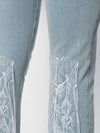 Off-White embroidered details skinny jeans - OFF WHITE - BALAAN 4