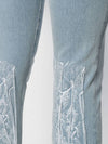 Off-White embroidered details skinny jeans - OFF WHITE - BALAAN 3