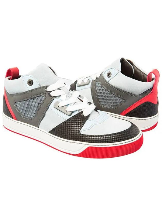 Color Block High Top Sneakers - LANVIN - BALAAN 2