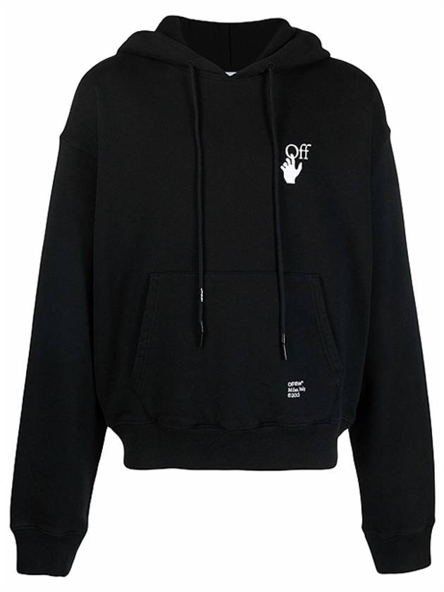 Caravaggio Arrow Oversized Hoodie Black - OFF WHITE - BALAAN 6