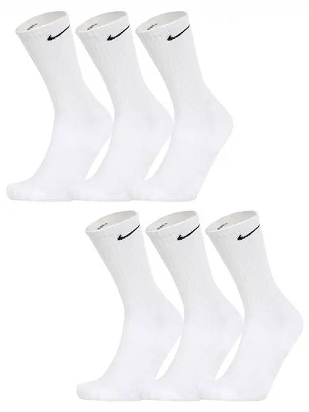 Everyday Cushioned Socks 3 Pack White - NIKE - BALAAN 3